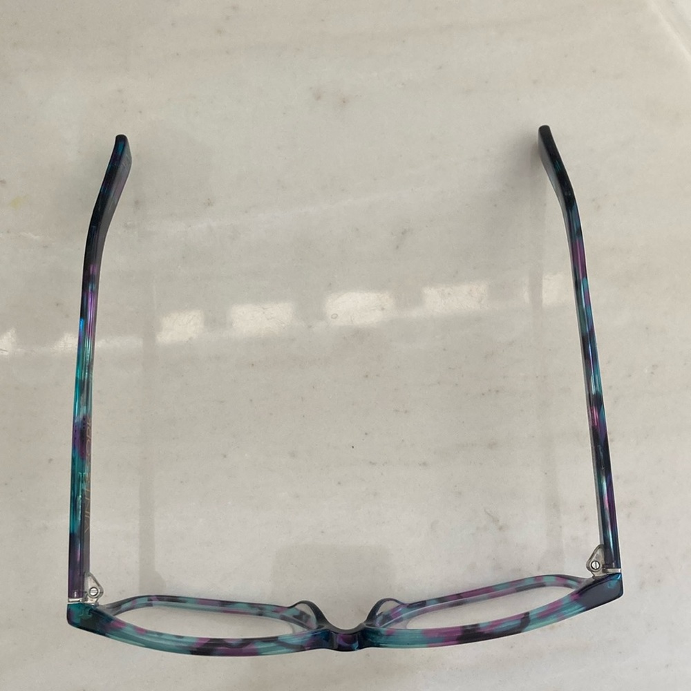 Blue and Purple EyeGlasses with Gradient Frame - Picture 2 of 5